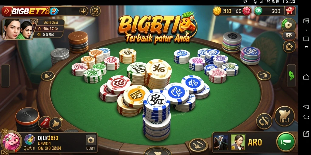 Tampilan gameplay QiuQiu yang seru dan mendebarkan.