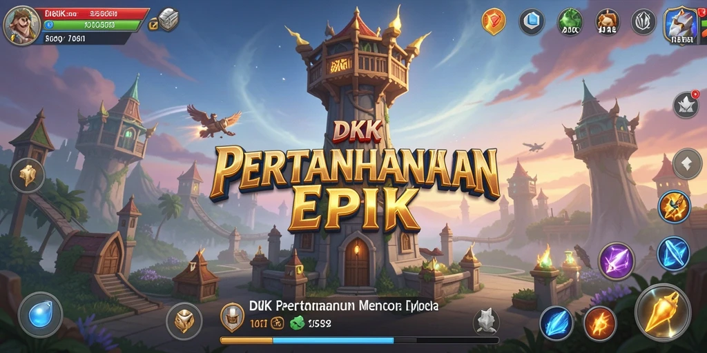 Gameplay menara pertahanan yang menegangkan dan strategis.
