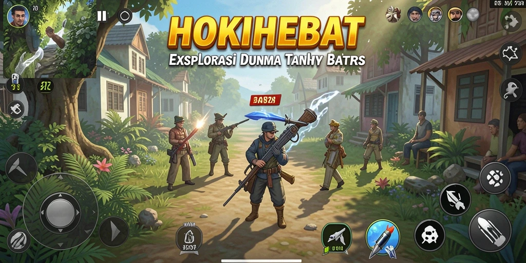 Tampilan menakjubkan dari dunia terbuka HOKIHEBAT.