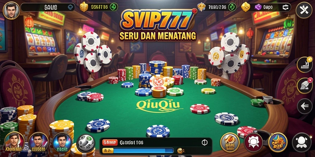 Screenshot gameplay QiuQiu yang seru di SVIP777.