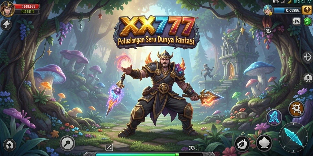 Screenshot menampilkan gameplay petualangan seru di XXX777.